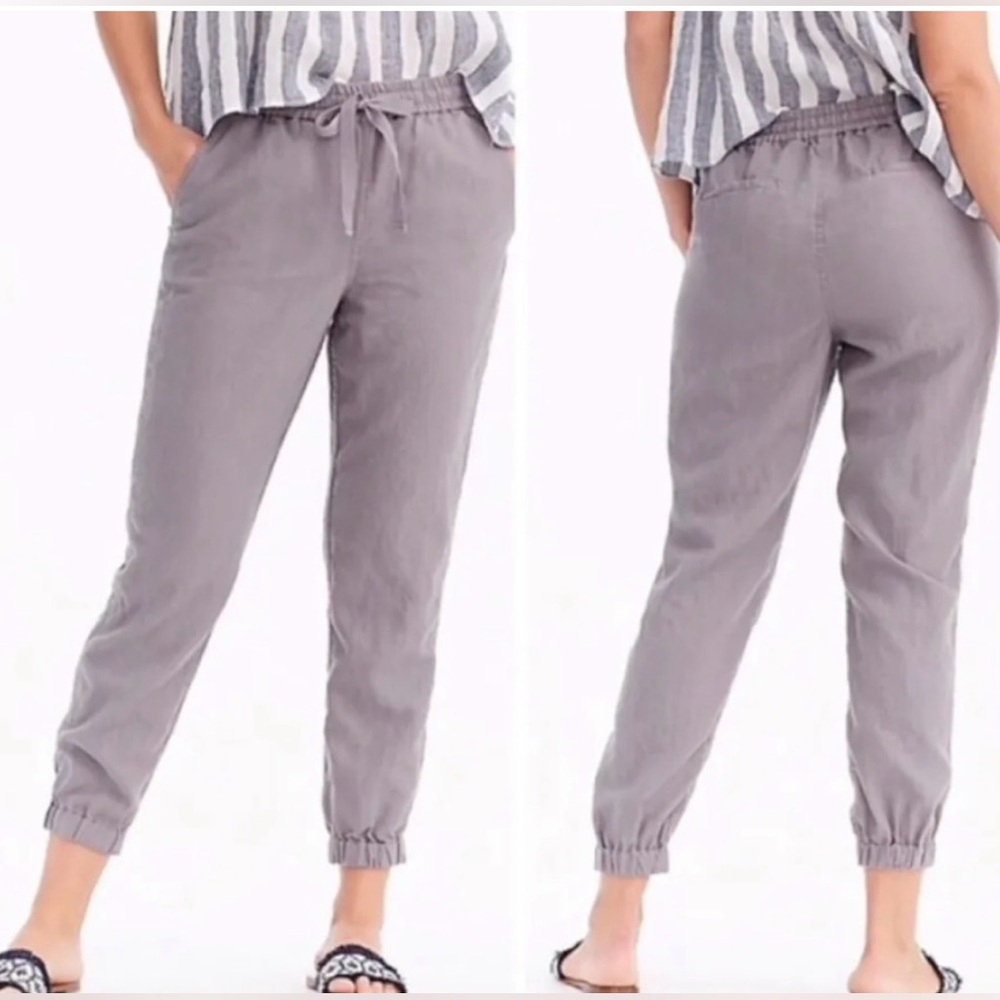 J. Crew Seaside Linen Lyocell Jogger Pants